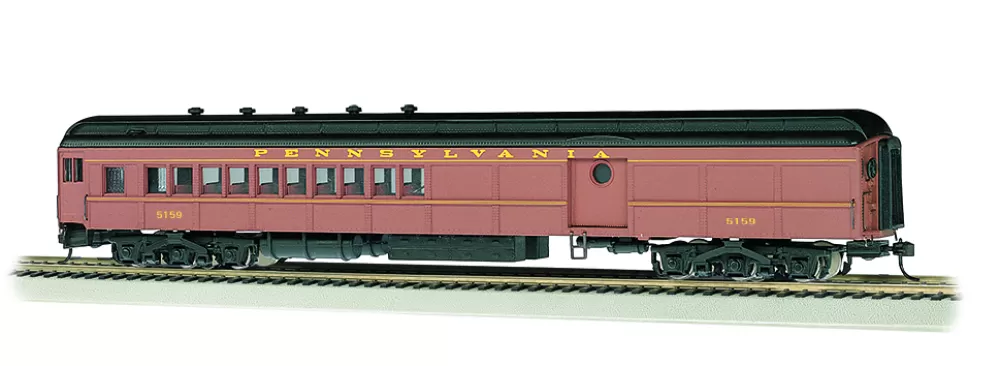 Heavyweight Cars*Bachmann Trains 72' Heavyweight Combine - Pennsylvania Railroad #5159 (Postwar Porthole Baggage Window)