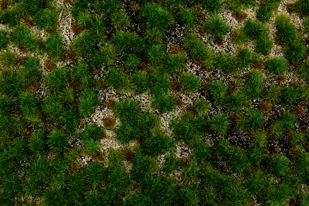Grass Mats*Bachmann Trains Western Range Tufted Grass Mat (one 11.75" X 7.5" Sheet)